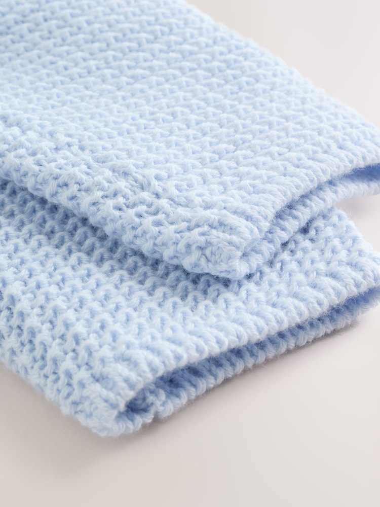 Blue Peplum Baby Knitted Cardigan (0mths-2yrs)