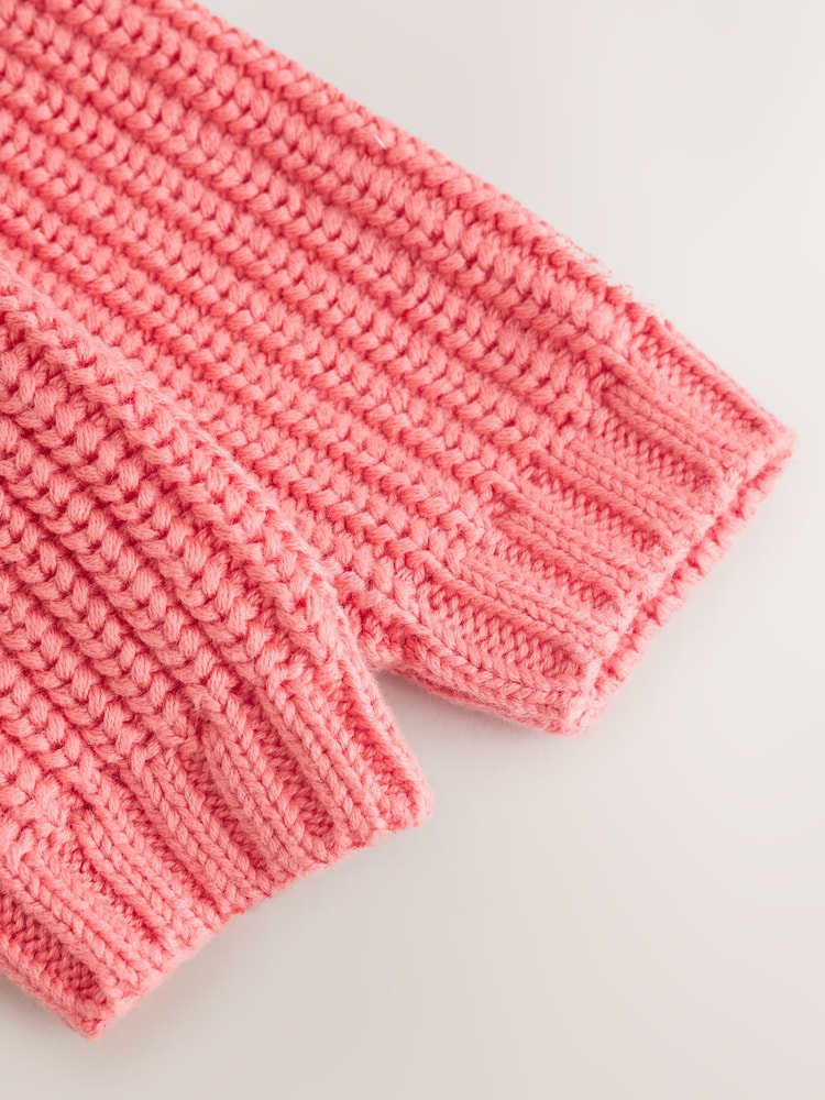 Pink Strawberry Baby Embroidered Back Cardigan (0mths-2yrs)