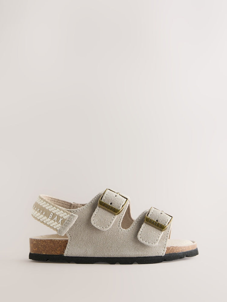 Baker by Ted Baker Double Strap Footbed Sandals