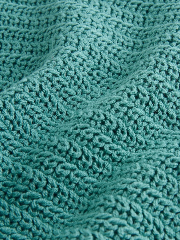 Green Baby Textured Knitted Cardigan (0mths-2yrs)