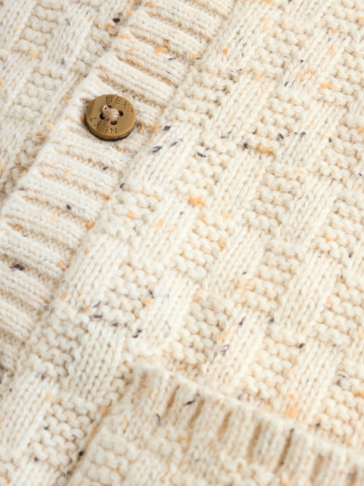 Natural Milk Club Embroidered Baby Cardigan