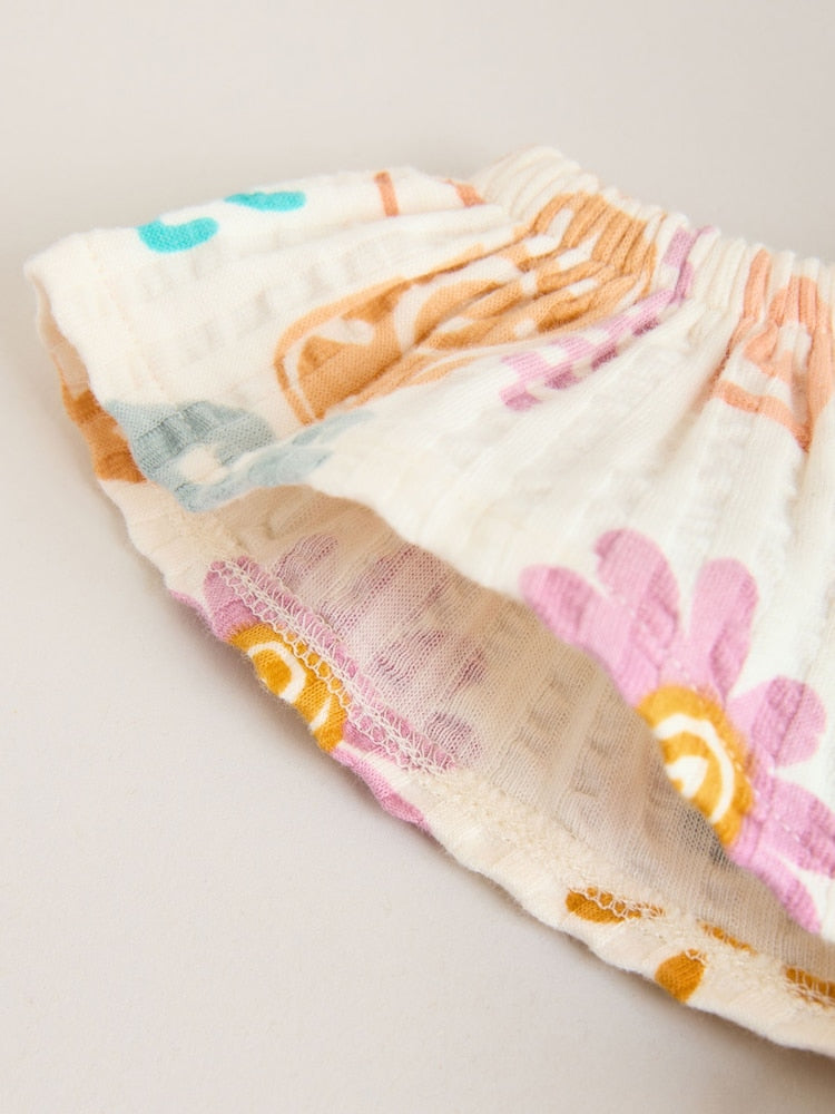 Natural Scandi Printed Jersey Baby Rompers 2 Pack