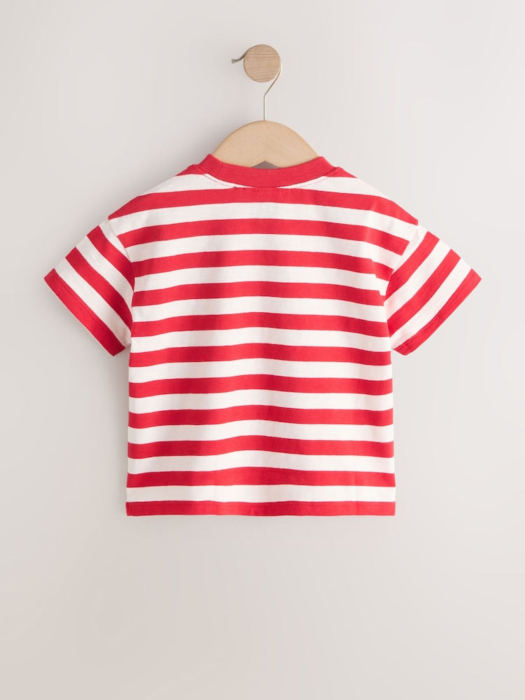 Red Heart Short Sleeve T-Shirt (3mths-7yrs)