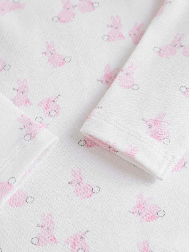 Pink Bunny Baby Long Sleeve T-Shirt And Leggings Set (0mths-2yrs)