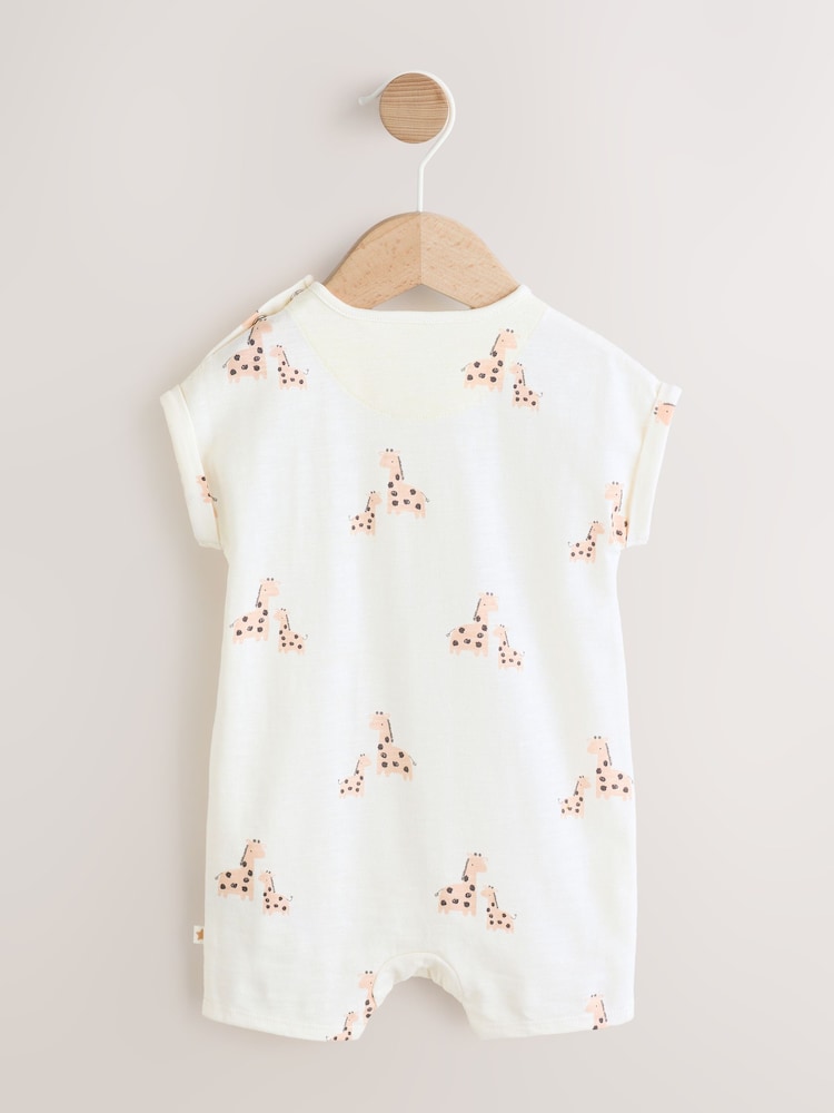 White Printed I Love My Mummy Baby Jersey Romper - Size 50cm (First Size)