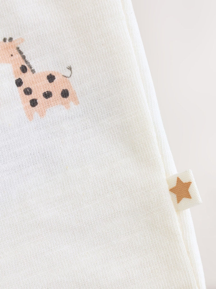 White Printed I Love My Mummy Baby Jersey Romper