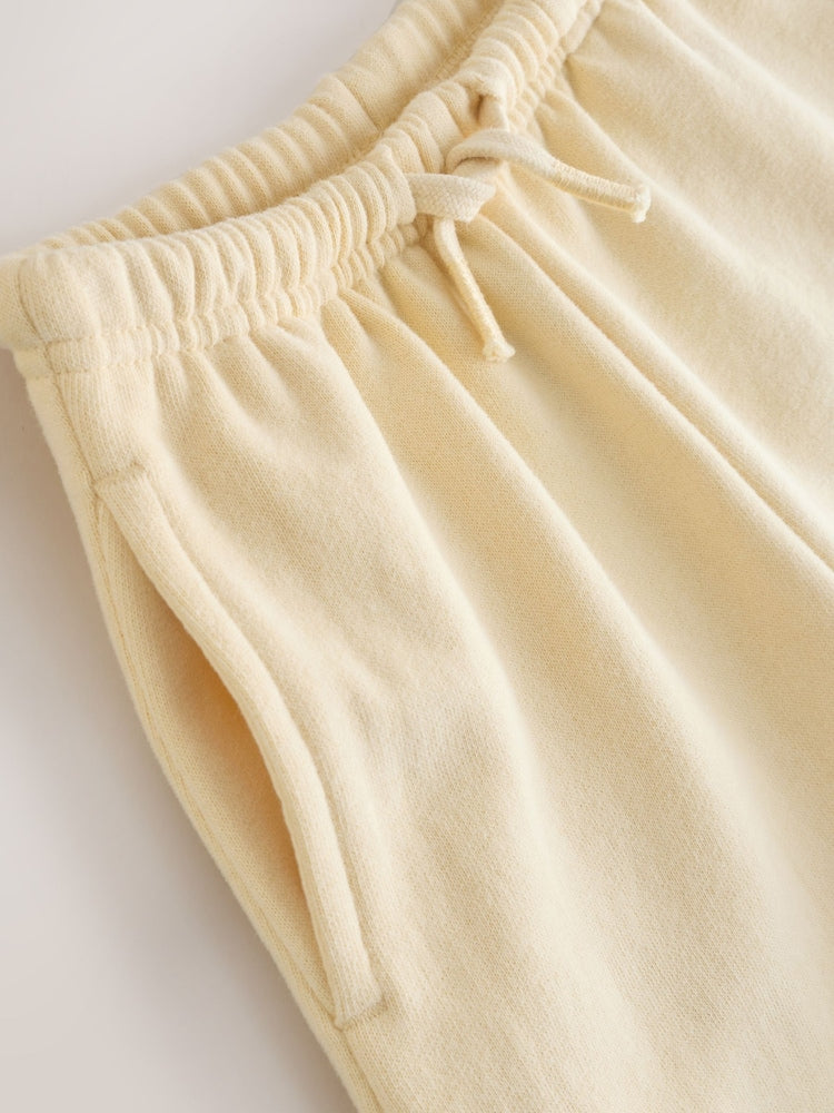 Butter Yellow Wide Leg Sweat Joggers (3mths-7yrs)