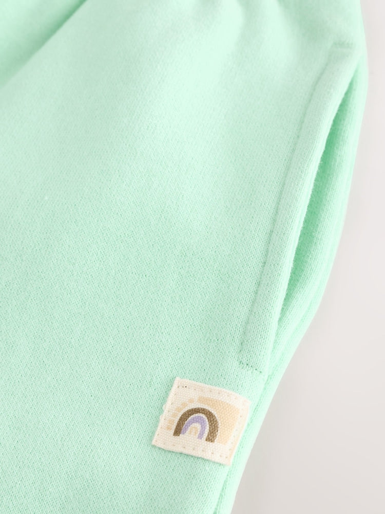 Mint Green Wide Leg Sweat Joggers (3mths-7yrs) - Size 3-6 Months (62-68cm)