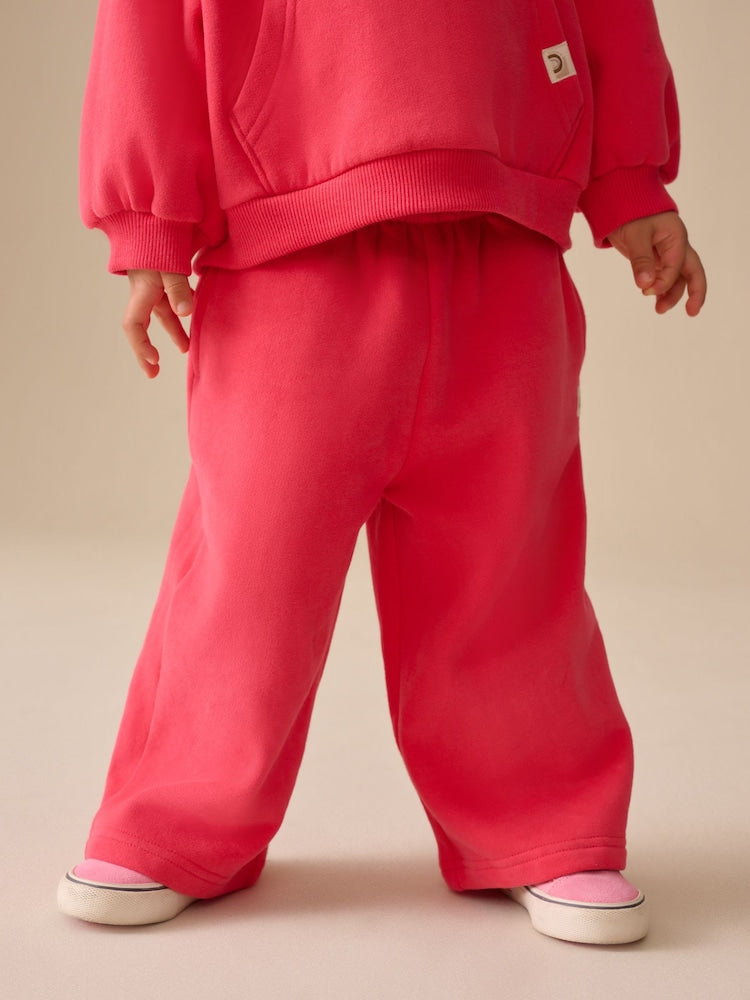 Fuchsia Pink Wide Leg Sweat Joggers (3mths-7yrs)