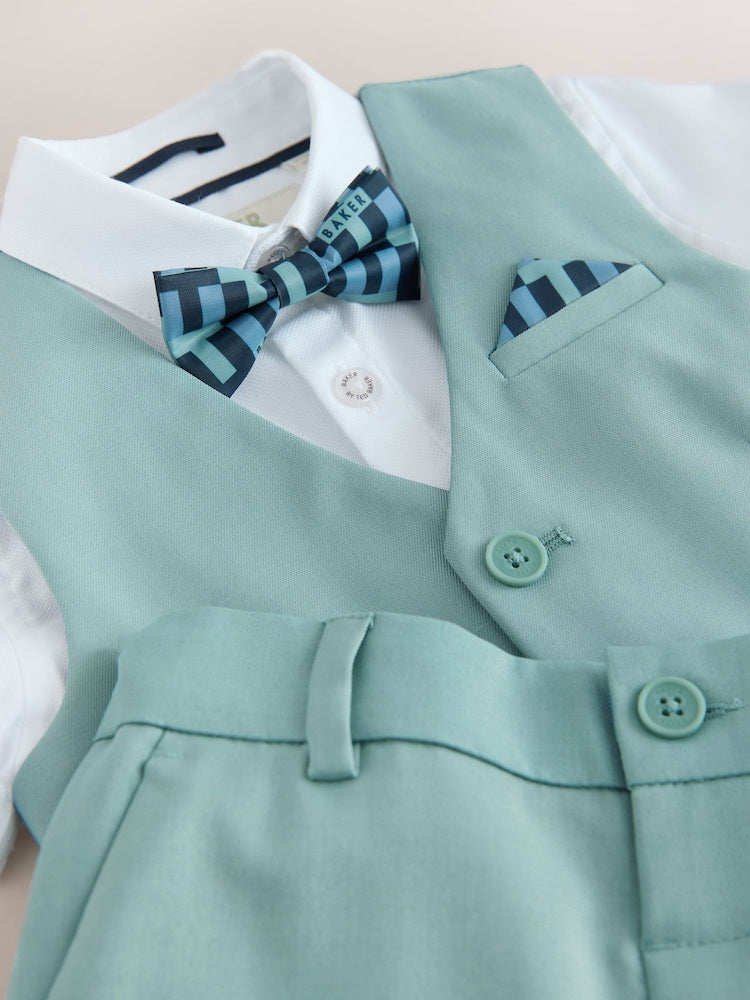 Baker by Ted Baker Shirt Waistcoat and Shorts Set
