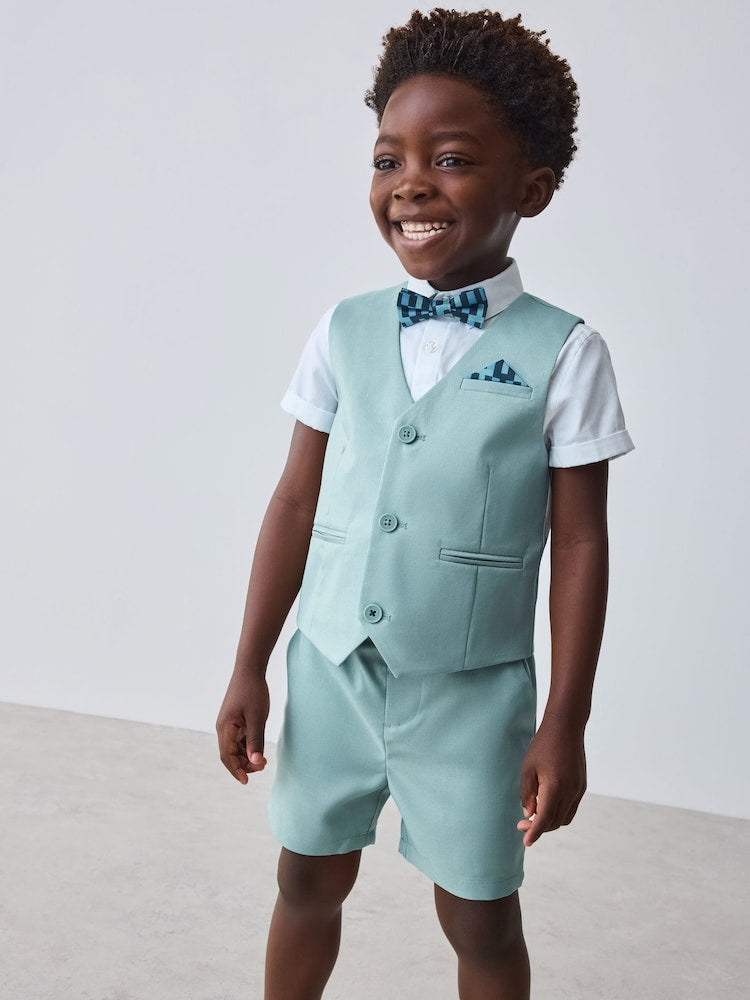 Baker by Ted Baker Shirt Waistcoat and Shorts Set