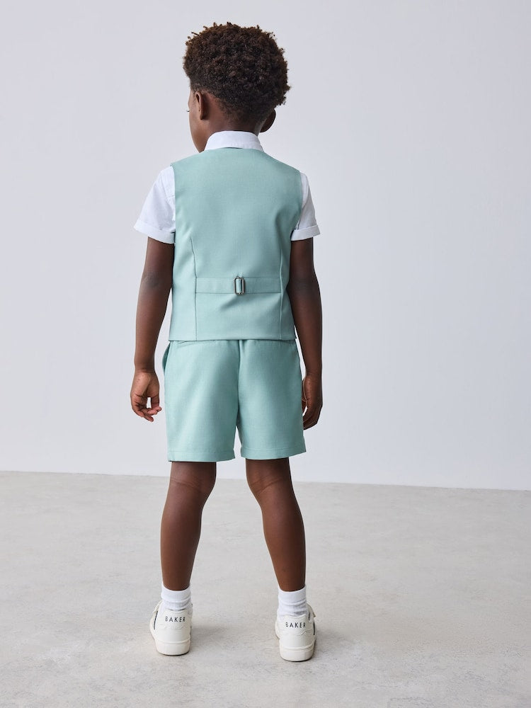 Baker by Ted Baker Shirt Waistcoat and Shorts Set