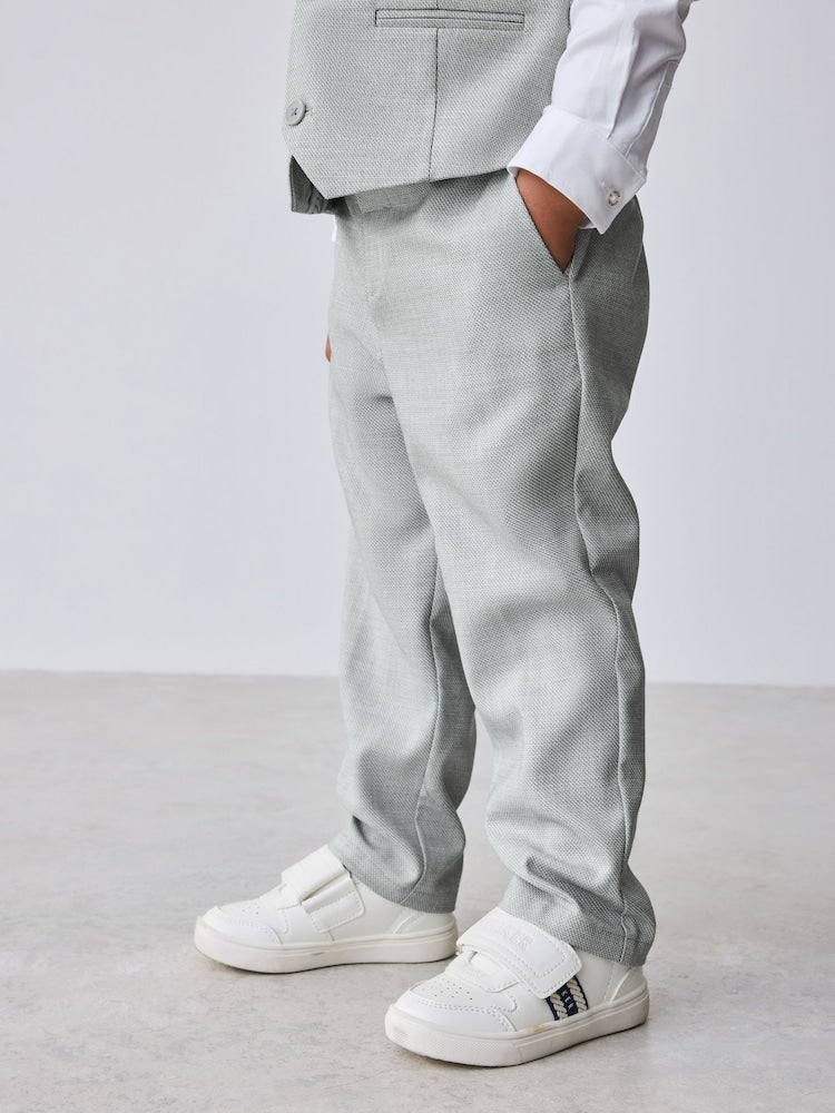 Baker by Ted Baker Grey Waistcoat Shirt And Trousers Set