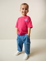 Pink Smile Short Sleeve Small Graphic T-Shirt (3mths-8yrs) - Size 3-6 Months (62-68cm)