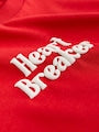 Red Heart Breaker Short Sleeve Small Graphic T-Shirt (3mths-8yrs) - Size 3-6 Months (62-68cm)