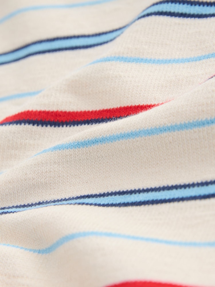 White/Red/Blue Short Sleeve Stripe T-Shirt (3mths-7yrs) (3mths-7yrs)