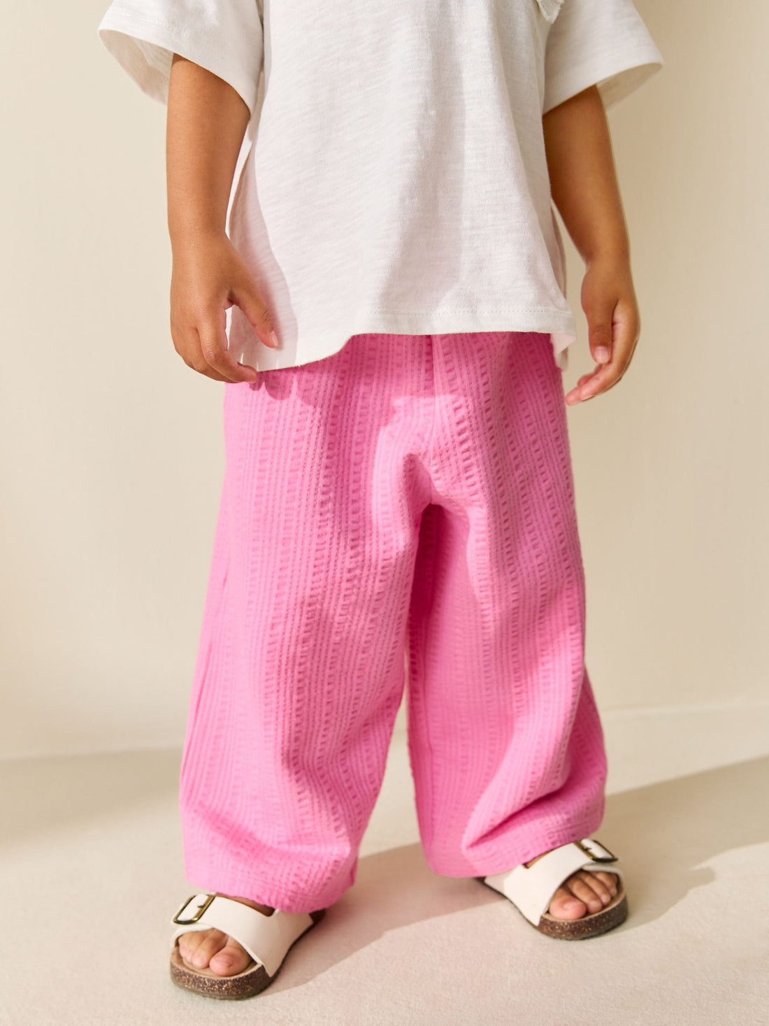 Pink Wide Leg Trousers (3mths-7yrs)
