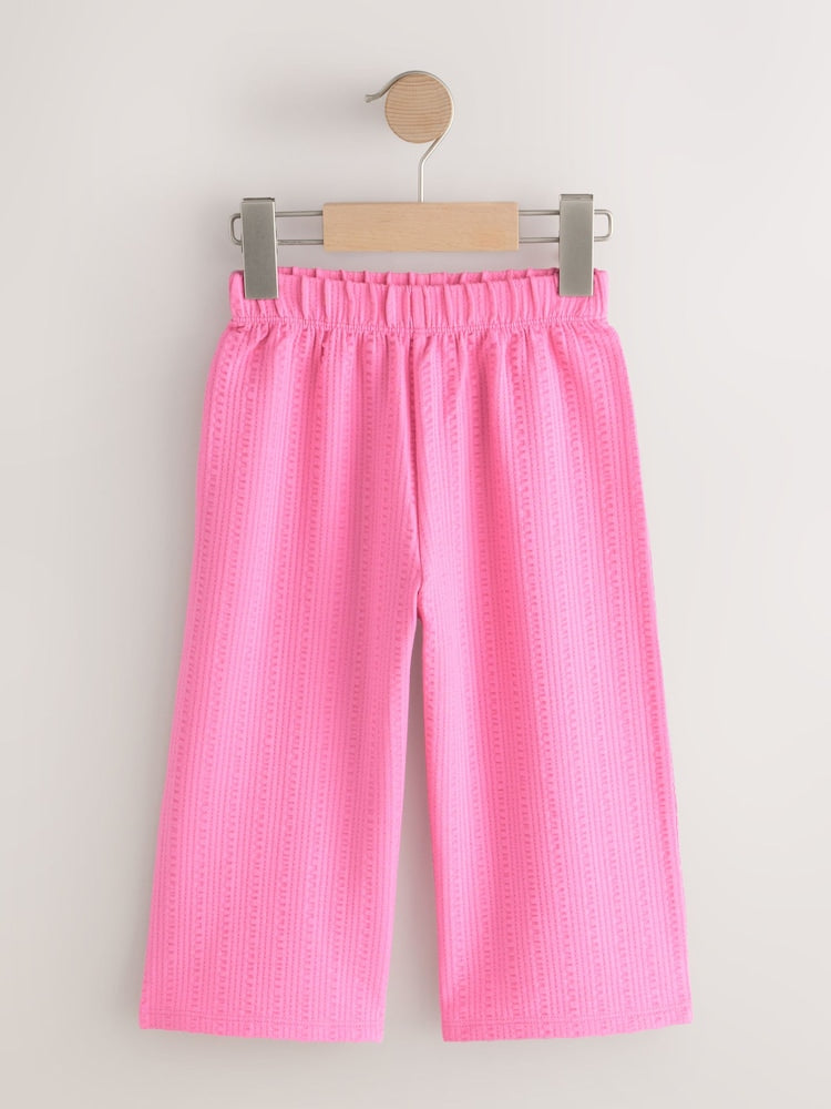 Pink Wide Leg Trousers (3mths-7yrs)