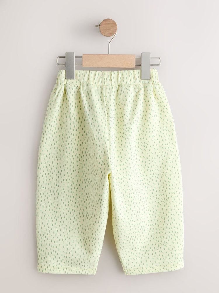 Yellow Lemons Embellished Barrel Trousers (3mths-7yrs)