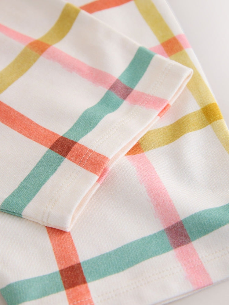 Rainbow Check Barrel Leg Trousers (3mths-7yrs)