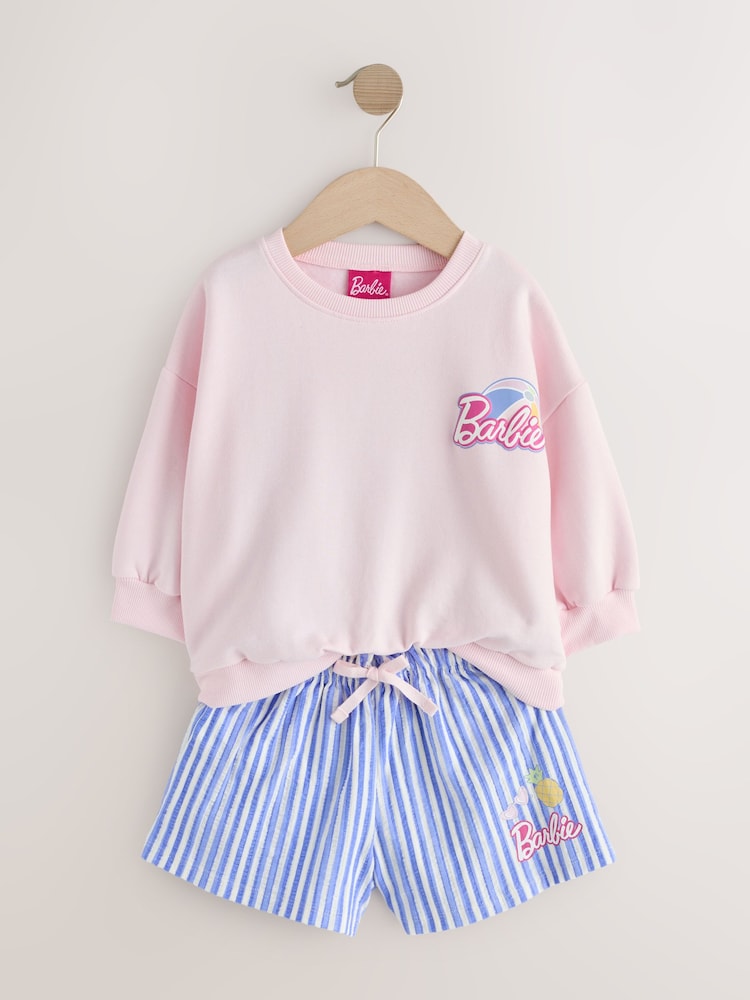 Pink Barbie Shorts Set (3mths-7yrs)