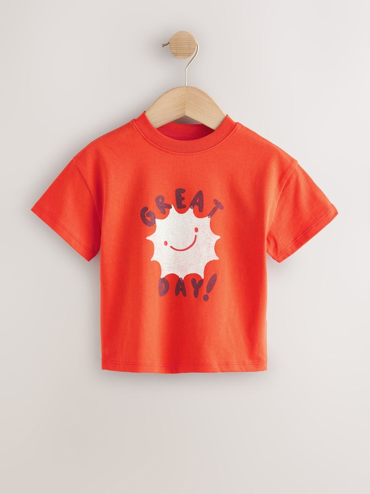 Blue/Pink T-Shirts 4 Pack (3mths-7yrs)