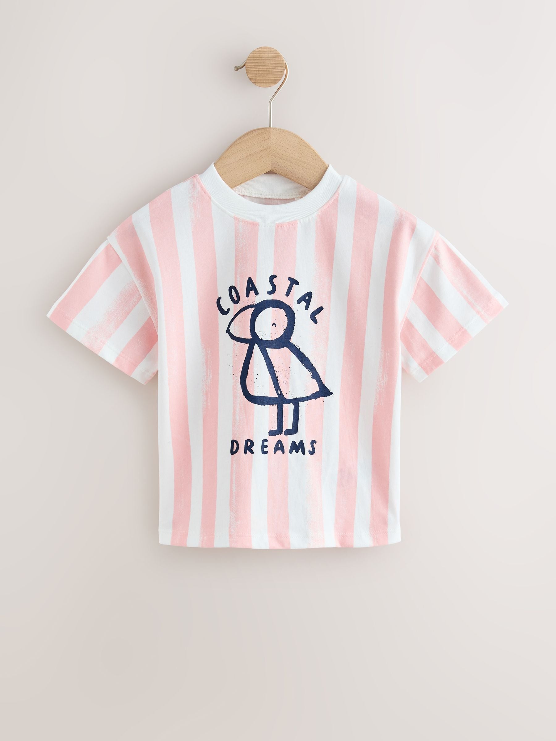 Blue/Pink T-Shirts 4 Pack (3mths-7yrs) - Size 3-6 Months (62-68cm)