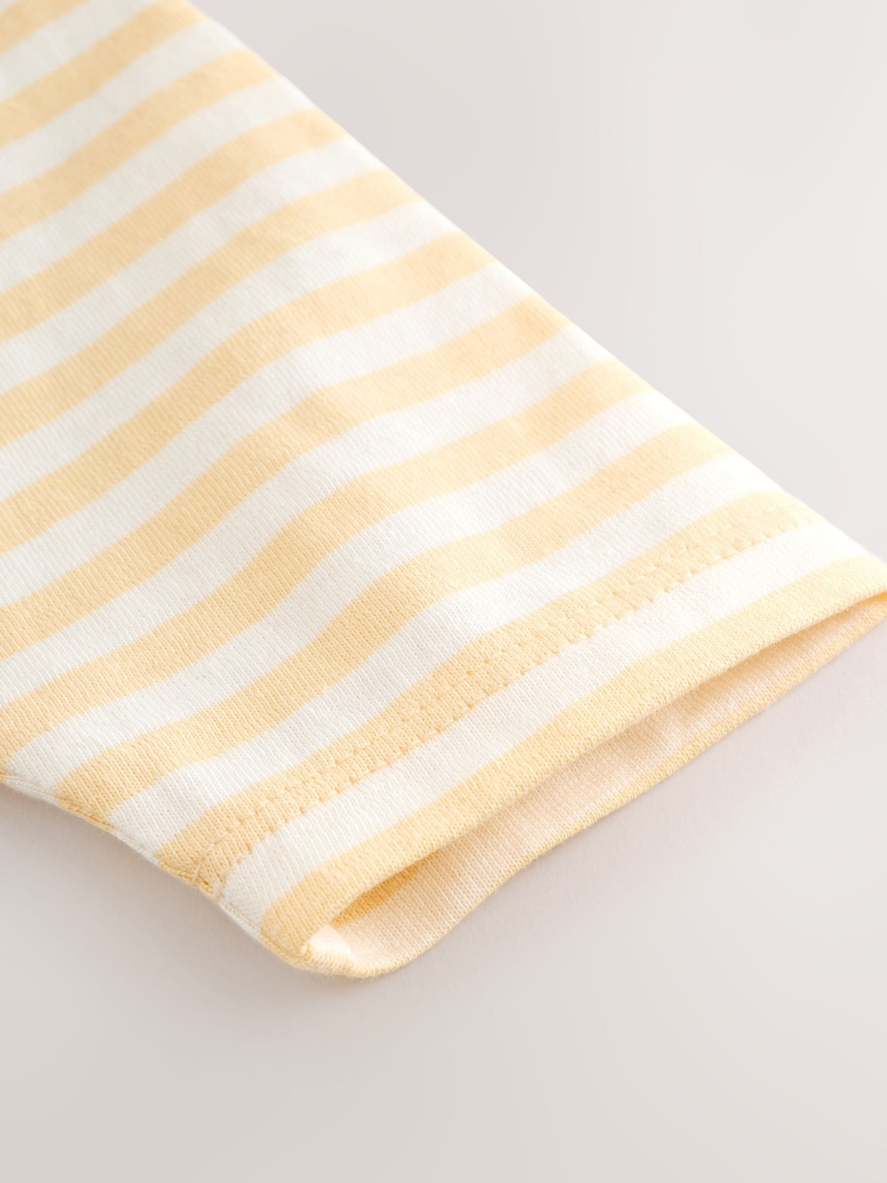 Neutral/Blue Frill Detail Long Sleeve Tops 4 Pack (3mths-7yrs) - Size 3-6 Months (62-68cm)