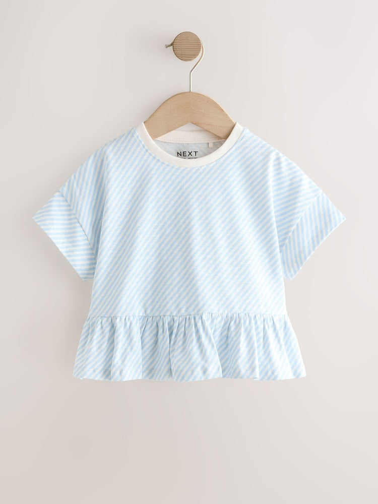 Blue/Yellow T-Shirts 4 Pack (3mths-7yrs)