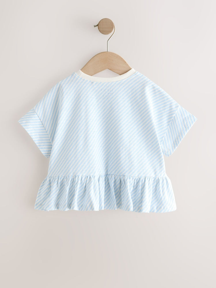 Blue/Yellow T-Shirts 4 Pack (3mths-7yrs)