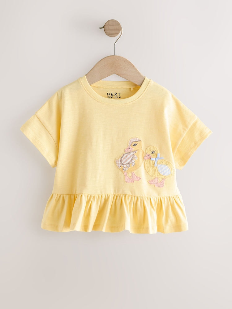 Blue/Yellow T-Shirts 4 Pack (3mths-7yrs)