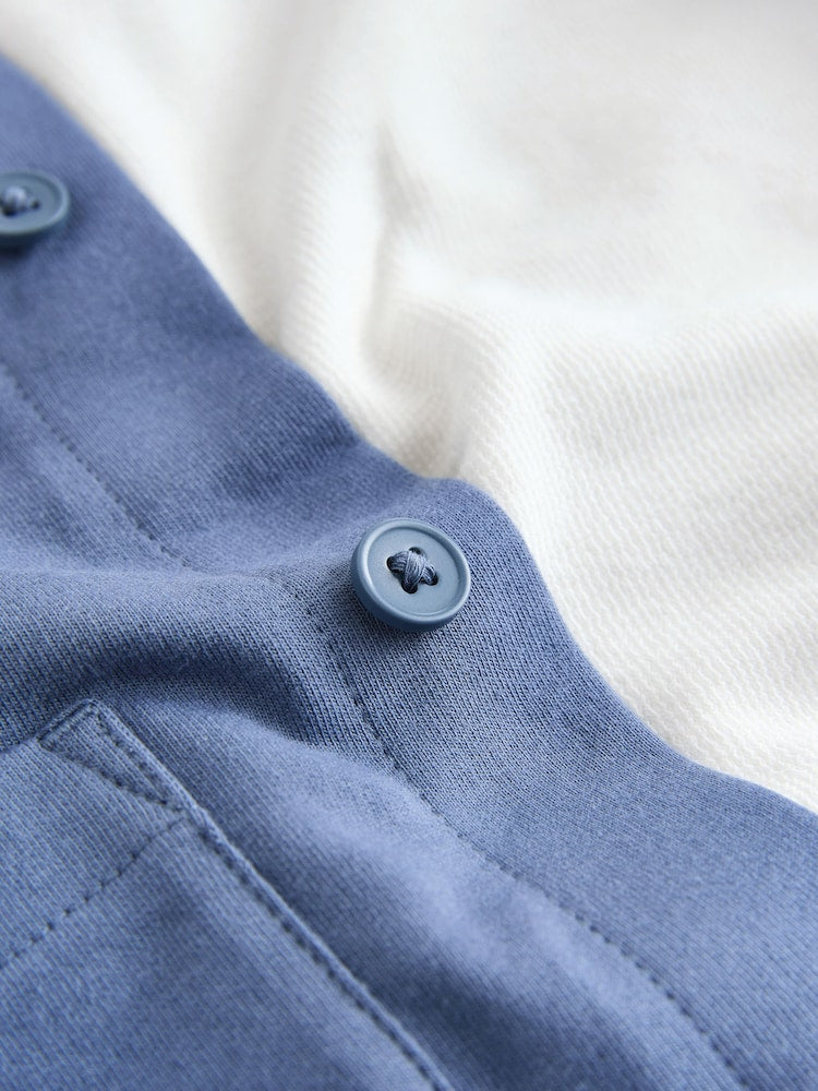 Blue Jersey Shirt T-Shirt and Joggers 3 Piece Set (3mths-7yrs)