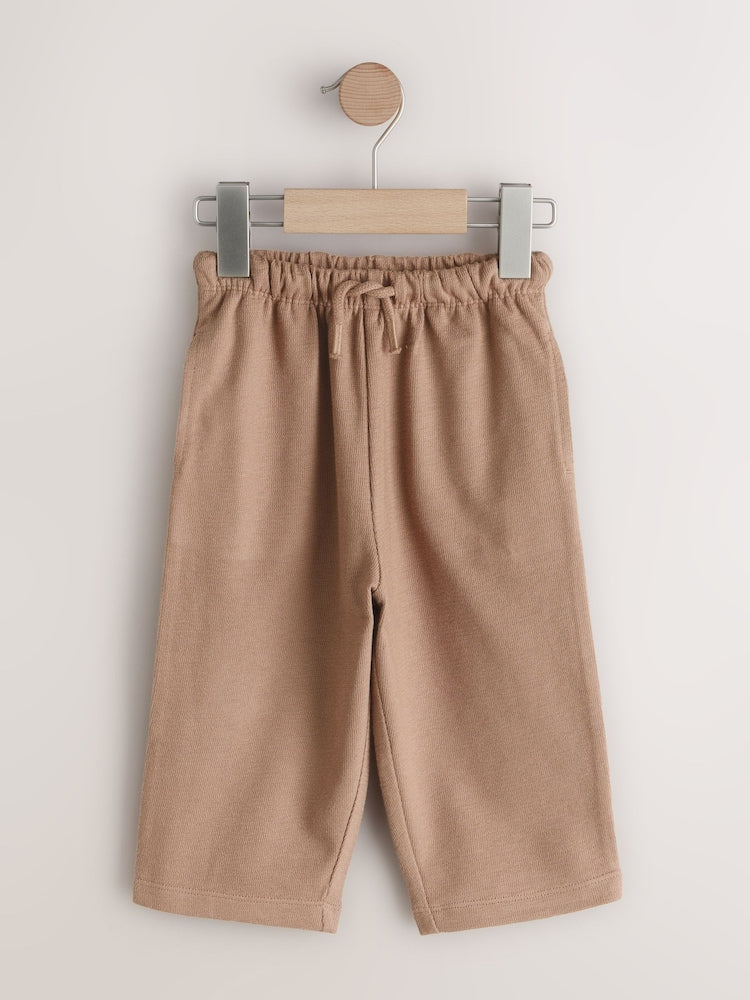 Blue Tan And Stripe Stripe Joggers 3 Pack (3mths-7yrs)