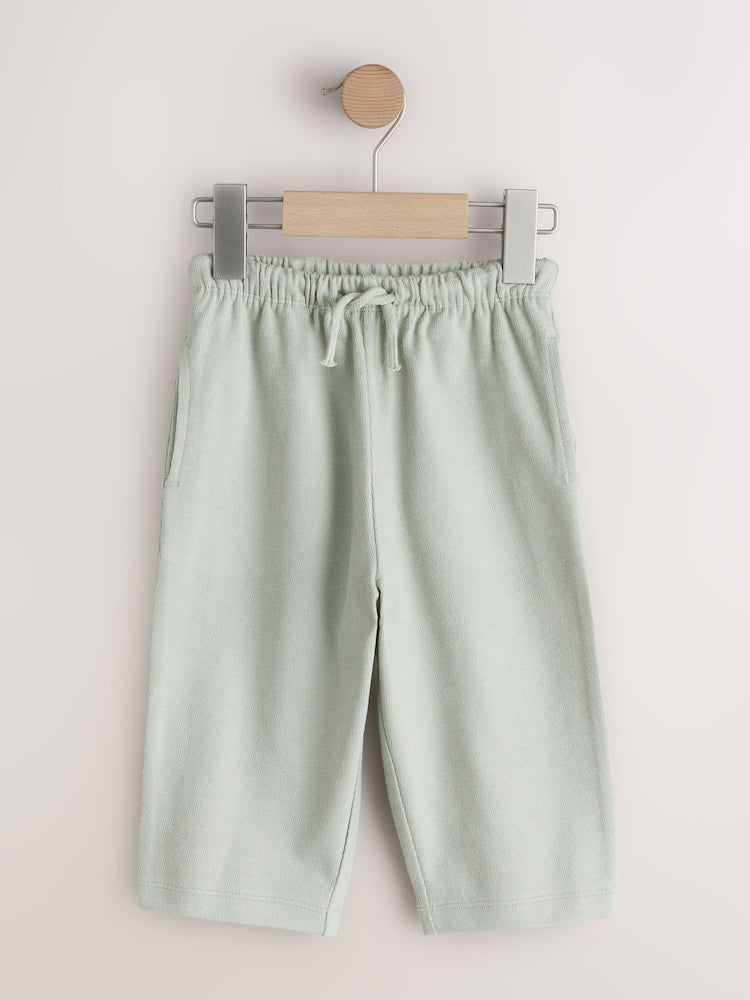 Blue Tan And Stripe Stripe Joggers 3 Pack (3mths-7yrs)