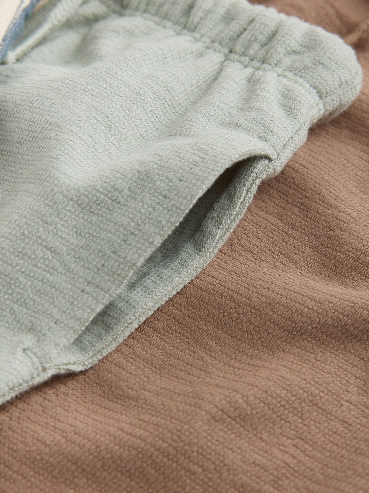 Blue Tan And Stripe Stripe Joggers 3 Pack (3mths-7yrs)