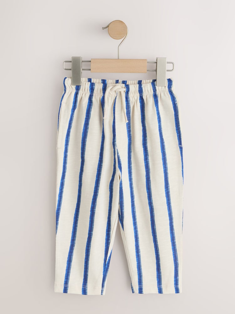 Blue Stripe Joggers 3 Pack (3mths-7yrs)