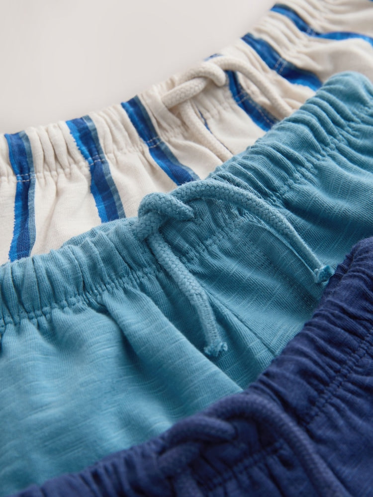 Blue Stripe Joggers 3 Pack (3mths-7yrs)