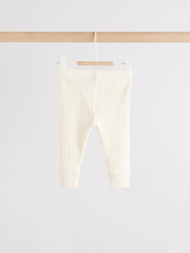 Cream Hello World Top and Leggings Baby Set (0-18mths)