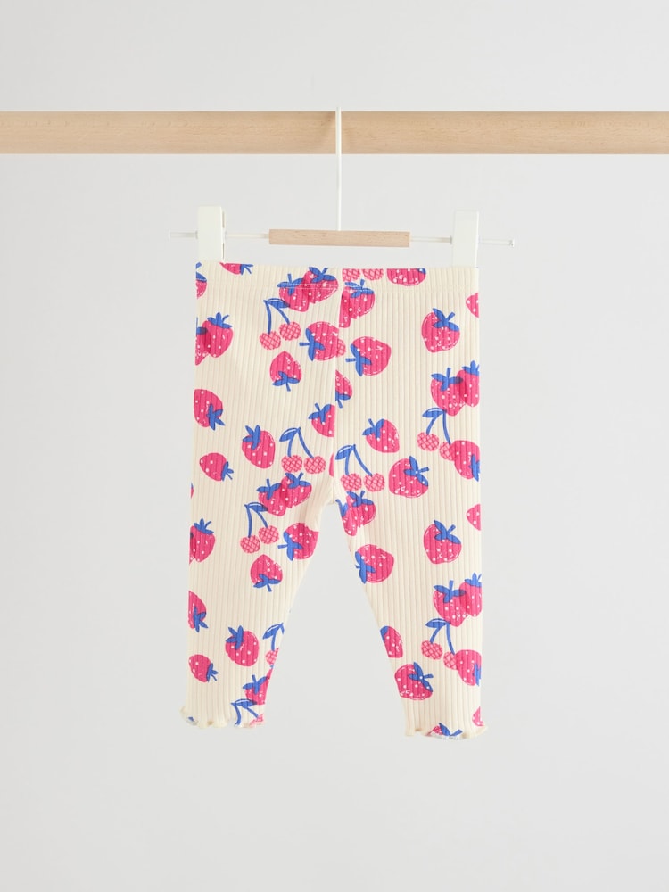 Red Strawberry Baby Sweatshirt and Leggings 2 Piece Set (0mths-2yrs) (0mths-2yrs)