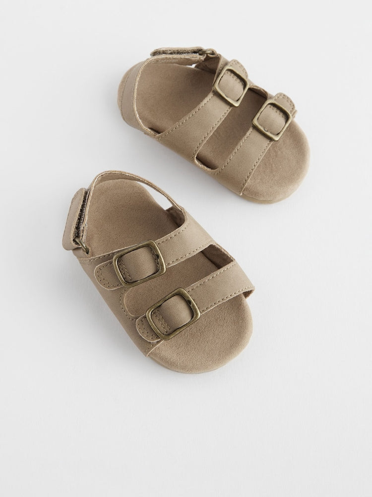 Neutral Touch Fastening Baby Sandals (0-2mths)