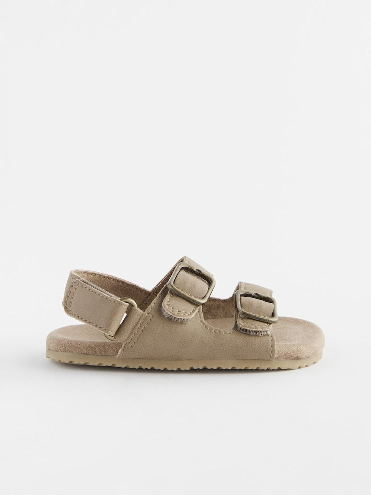 Neutral Touch Fastening Baby Sandals (0-2mths)