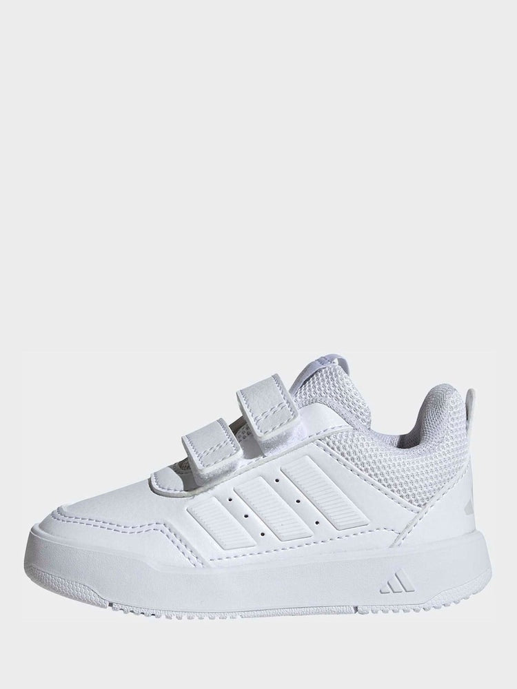 adidas White Hook and Loop Tensaur Sport 3.0 Infant Trainers