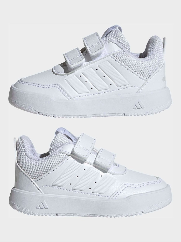 adidas White Hook and Loop Tensaur Sport 3.0 Infant Trainers