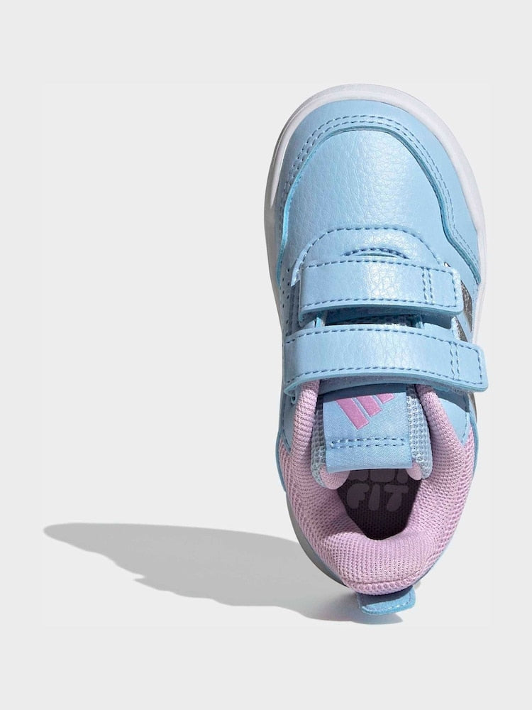 adidas Blue/Pink Hook and Loop Tensaur Sport 3.0 Infant Trainers