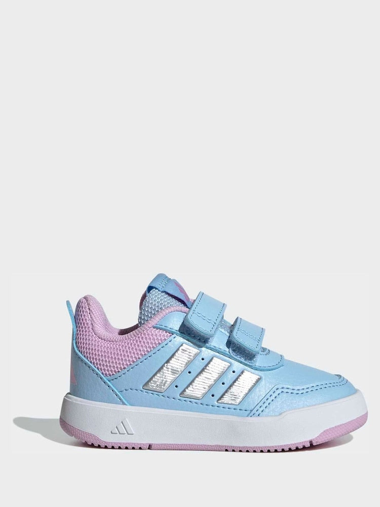 adidas Blue/Pink Hook and Loop Tensaur Sport 3.0 Infant Trainers