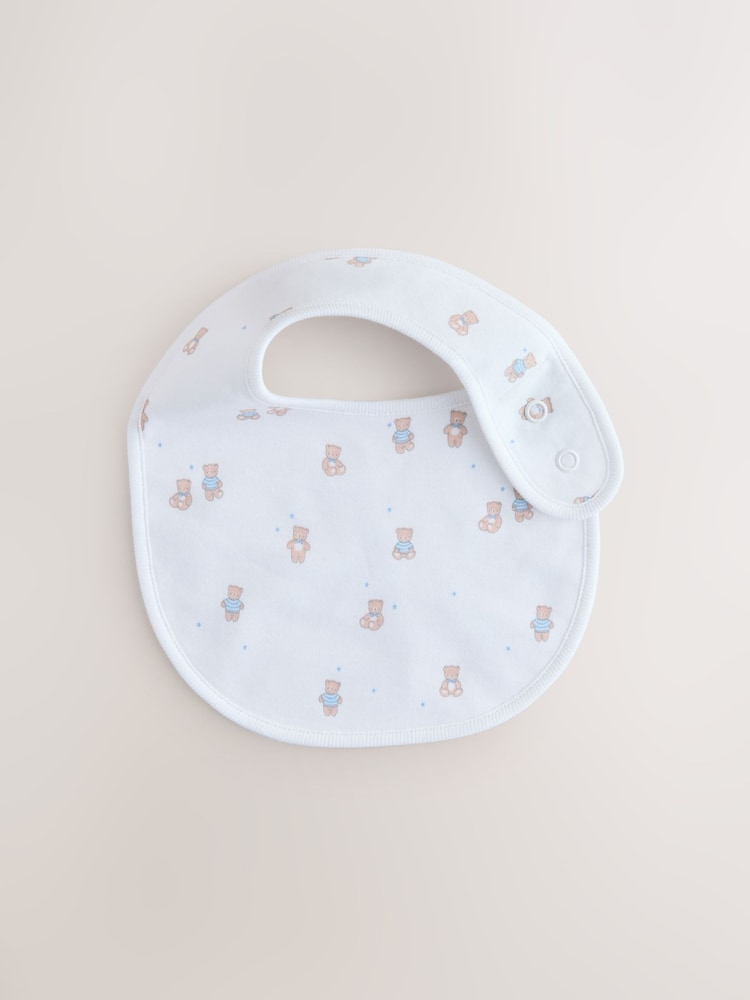 Blue Baby Bibs 3 Pack