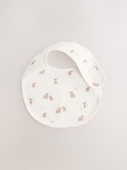 Neutral Hamish Baby Bibs 5 Pack - Size One