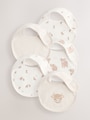 Neutral Hamish Baby Bibs 5 Pack - Size One