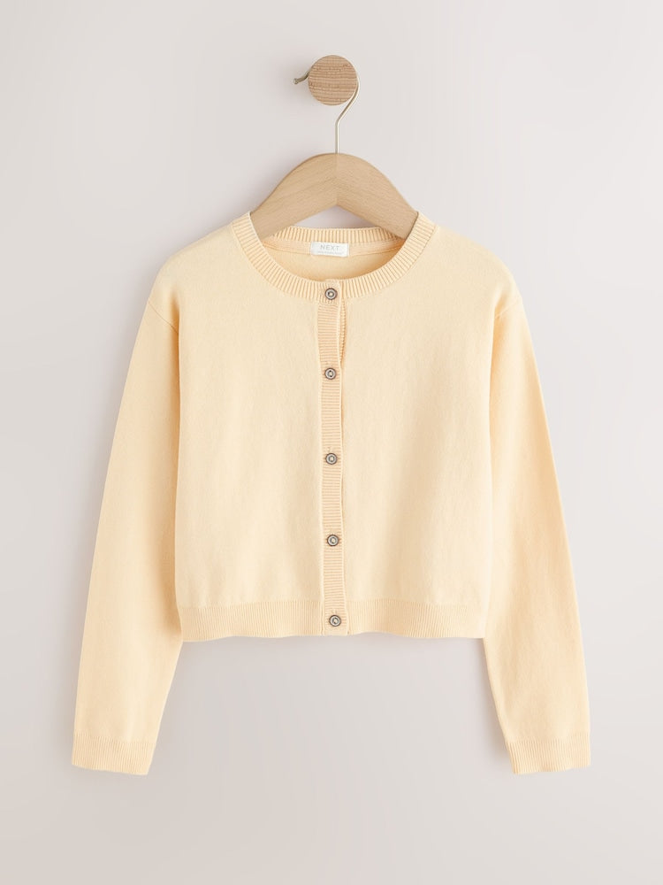 Yellow Button Up Cardigan (3mths-16yrs)