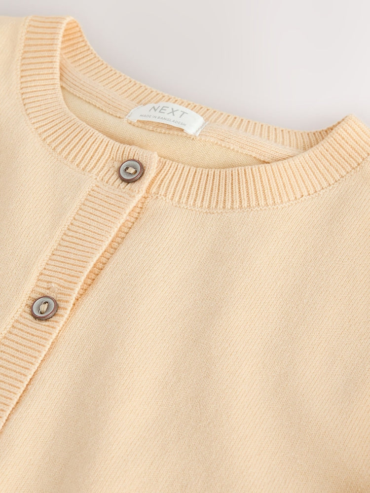 Yellow Button Up Cardigan (3mths-16yrs)